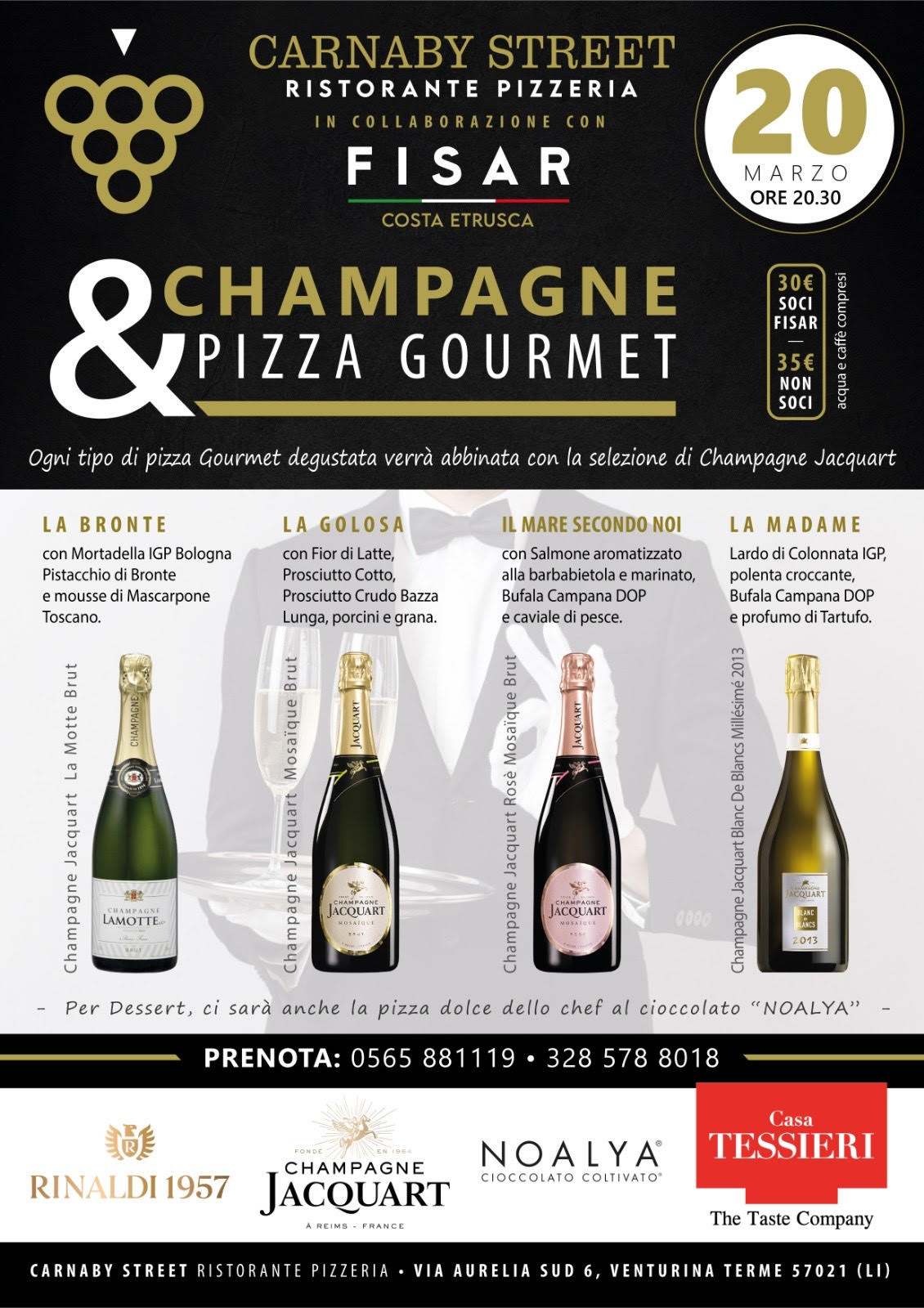 “CHAMPAGNE & PIZZA GOURMET” 2020 – Venturina Terme (LI)